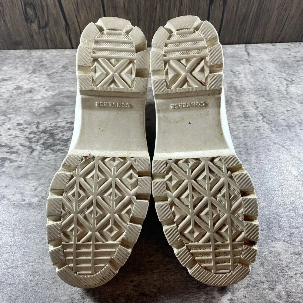 Converse CTAS Hi Women's 7 White High Top Sneakers Lugged Platform Chunky